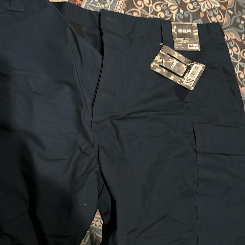 NWT COR Tactical Pants Black or Dark blue Sz 40x30 ./Uniform Cargo  pants